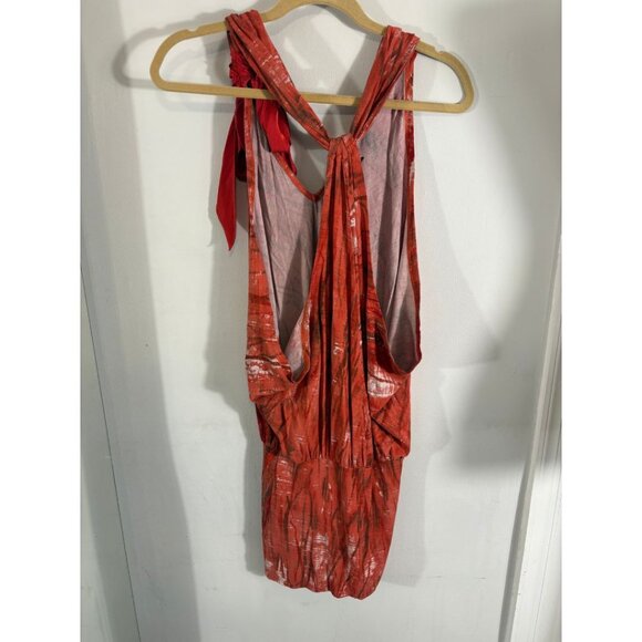 Silvia Tcherassi red Abstract Draped Dress – Made in Colombia - Picture 7 of 10